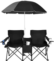 Portable Folding Picnic Double Chair W/Umbrella Table Cooler Beach Camping Chair for Patio Pool Park Outdoor 

Create Ultimate Outdoor Comfort with Folding Picnic Chair Set - Durable & Versatile Double Chair with Umbrella, Table & Cooler   AliExpress Lacatang Shop 