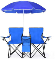 Portable Folding Picnic Double Chair W/Umbrella Table Cooler Beach Camping Chair for Patio Pool Park Outdoor 

Create Ultimate Outdoor Comfort with Folding Picnic Chair Set - Durable & Versatile Double Chair with Umbrella, Table & Cooler   AliExpress Lacatang Shop 