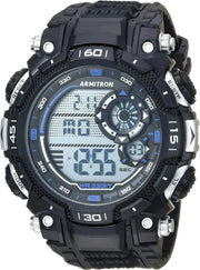 Sport Men's Digital Chronograph Watch with Resin Strap, Model 40/8397