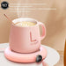 USB Coffee Cup Warm Heating Pad DC 5V Constant Temperature Coaster 3 Gear Digital Display Adjustment Timing Heater for Milk Tea - Lacatang Shop