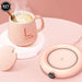 USB Coffee Cup Warm Heating Pad DC 5V Constant Temperature Coaster 3 Gear Digital Display Adjustment Timing Heater for Milk Tea - Lacatang Shop