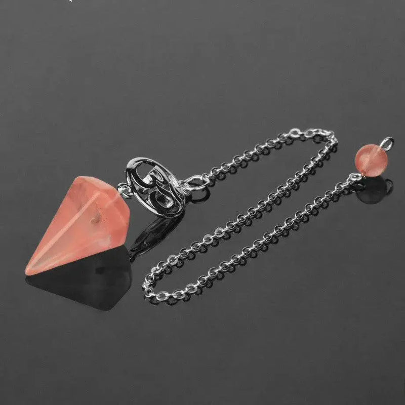 Crystal Ore Pendulum Spiritual Pendant Jewelry Crystal Ore Pendulum Pendant - Spiritual Jewelry for Healing  Aliexpress Lacatang Shop 