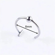 Ladies Personality Non - porous Lip Ring Medical Titanium Steel Oral Perforation Prosthetic Hoop Nasal Septum Accessories Gift2021 - Lacatang Shop