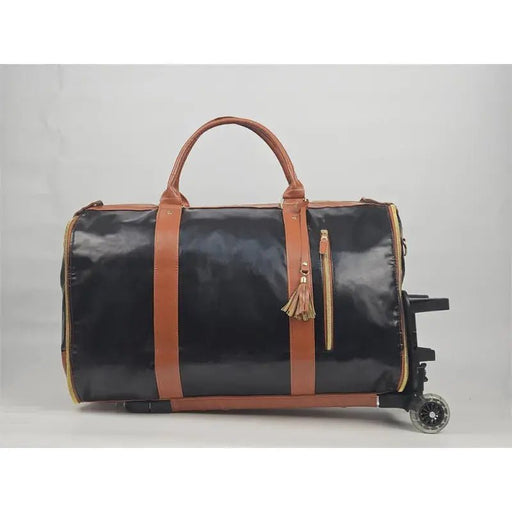 Large Capacity Foldable Trolley Travel Bag - Lacatang Shop