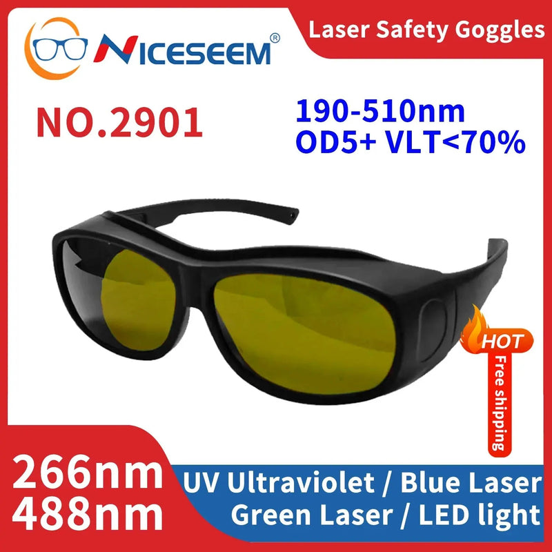 Laser Pointer Protective Glasses Industrial Safety Lenses UV IPI IR IPL FPV Protector Welding Protection X Ray Radiation Goggles - Lacatang Shop