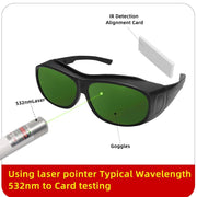 Laser Pointer Protective Glasses Industrial Safety Lenses UV IPI IR IPL FPV Protector Welding Protection X Ray Radiation Goggles - Lacatang Shop
