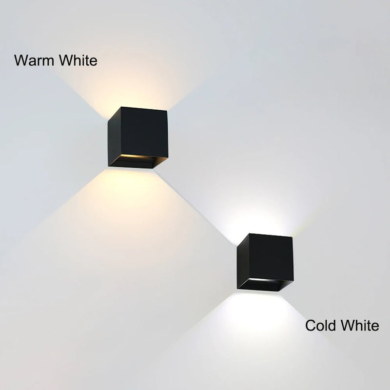 Led Wall Lamp Outdoor Indoor Waterproof IP 65 Surface Mounted Modern Simple LED Up and Down Wall Light Porch Garden 12W AC85 - 265 - Lacatang Shop