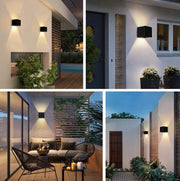 Led Wall Lamp Outdoor Indoor Waterproof IP 65 Surface Mounted Modern Simple LED Up and Down Wall Light Porch Garden 12W AC85 - 265 - Lacatang Shop