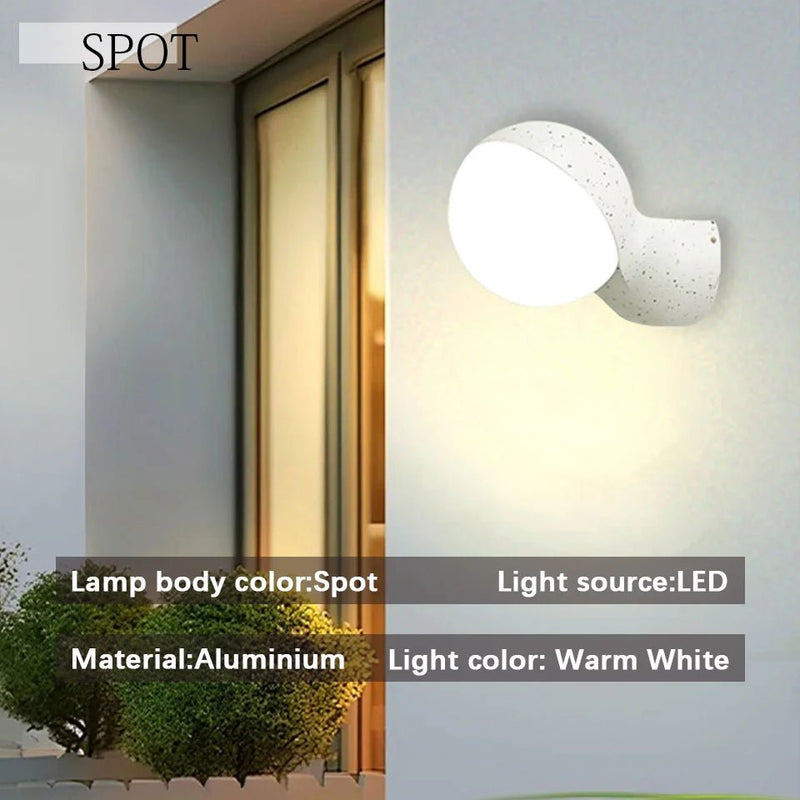 LED Wall Light Aluminium Nordic Led Lights AC85 - 265V Waterproof Room Decor Indoor Outdoor Home Appliances For Room Balcony Porch - Lacatang Shop