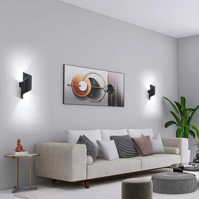 LED Wall Light Indoor Outdoor 10W IP65 Waterproof Outdoor Wall Lights Up Down Decorative Wall Lamp for Garden Balcony Porch - Lacatang Shop