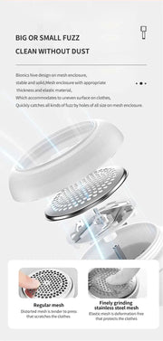 Lint Remover for Clothing Electric Pellet Fluff Remover Rechargeable Portable Fabric HairBall Shaver Removes Lint from Clothes - Lacatang Shop