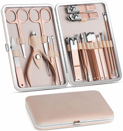 Lovely Lady 18-in-1 Manicure & Pedicure Tool Set - Top Quality