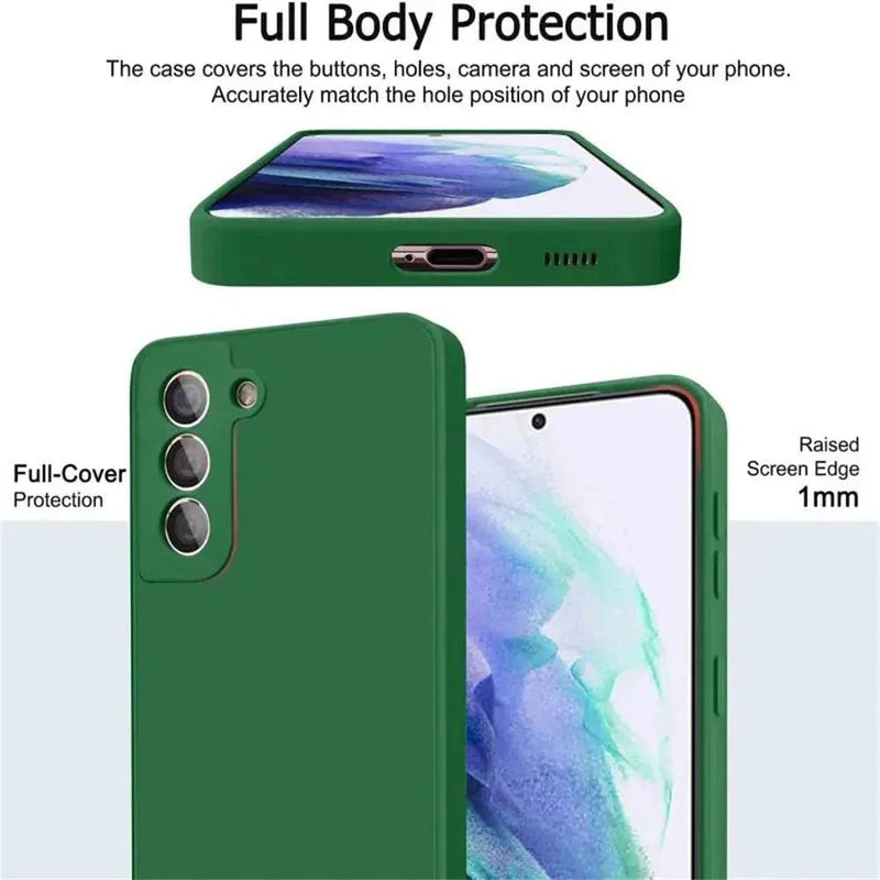 luxury Liquid Silicone Case for Samsung S24 Galaxy S20 S21 S22 S23 FE Plus Note10 20 A52 A31 A41 A71 A51 A72 A70 A50 Coque - Lacatang Shop
