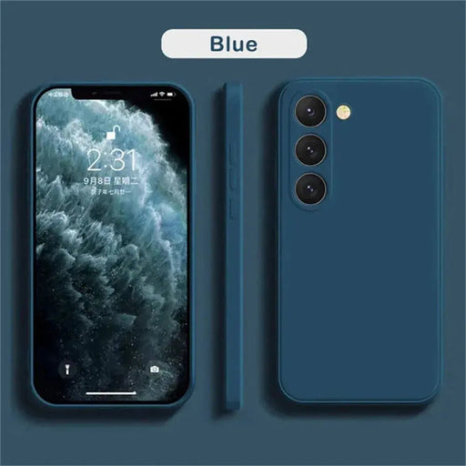 luxury Liquid Silicone Case for Samsung S24 Galaxy S20 S21 S22 S23 FE Plus Note10 20 A52 A31 A41 A71 A51 A72 A70 A50 Coque - Lacatang Shop