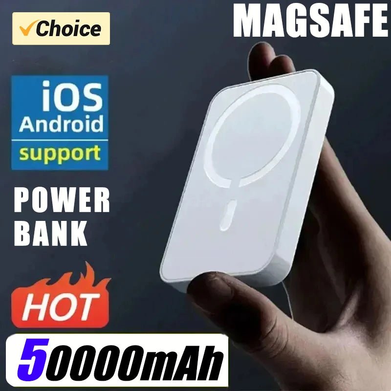 Magnetic Powerbank For iPhone Original External Battery Portable Wireless Charger for apple magsafe Power Bank Spare Battery New - Lacatang Shop