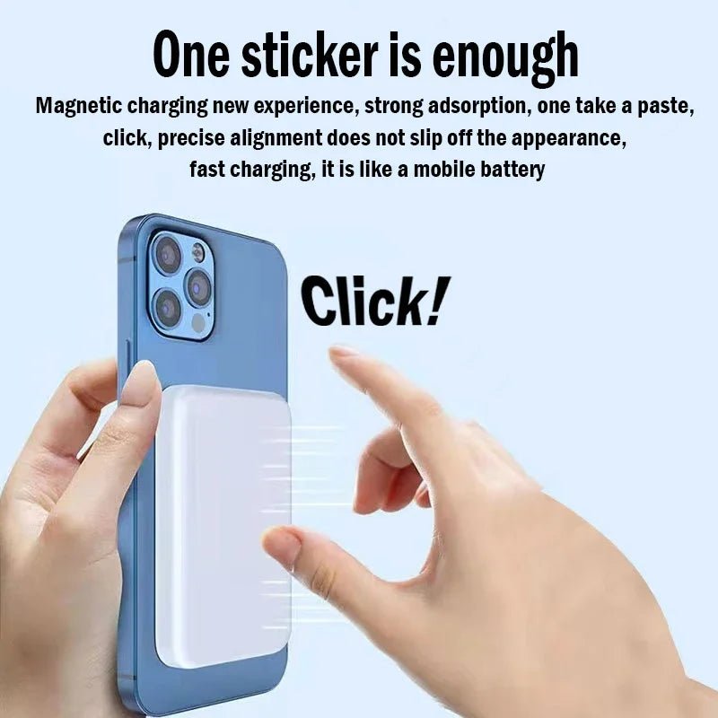Magnetic Powerbank For iPhone Original External Battery Portable Wireless Charger for apple magsafe Power Bank Spare Battery New - Lacatang Shop
