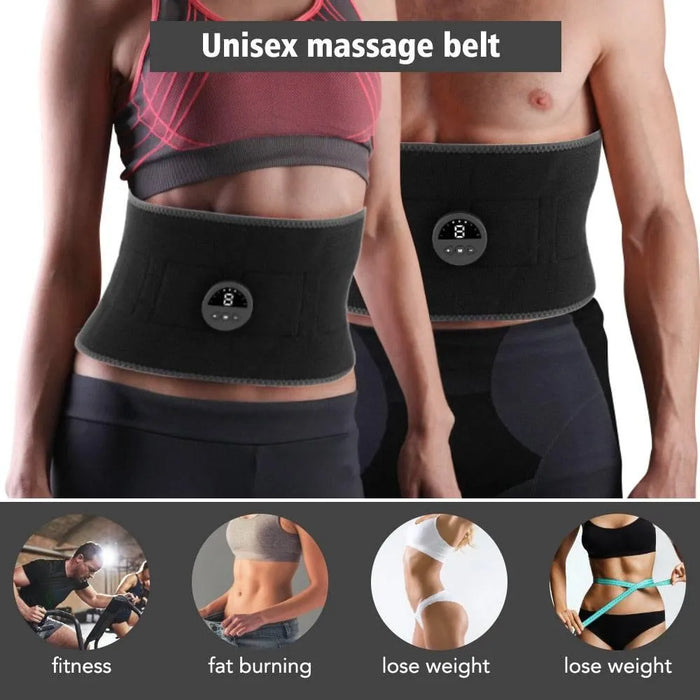 EMS Pulse Body Massager Belt Anti Celluite Smart Abdomen Muscle - Lacatang Shop