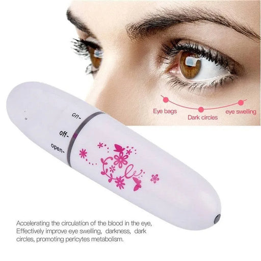 Mini Electric Eye Massager Portable Eye Wrinkle Dark Circle Remover - Lacatang Shop