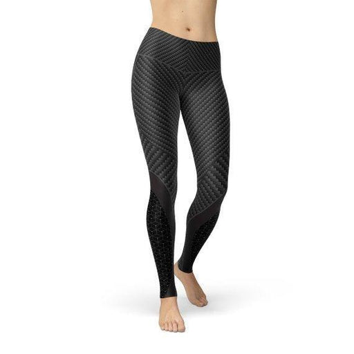 Womens Carbon Fiber Sports Leggings - Lacatang Shop