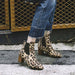 Women's Snow Boots Leopard-Printed - Lacatang Shop