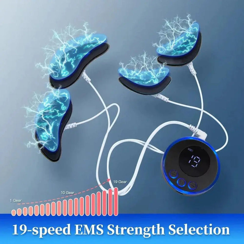 Massager for Face Ems Facial Massager Lifting Microcurrent V - Face Double Chin Remover Neck Lift Skin Tightening Anti - Wrinkle - Lacatang Shop