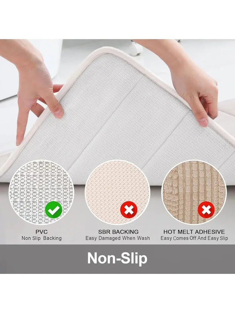 Memory Foam Bath Mat Rug - 70" x 24" Non - Slip and Ultra Soft - Lacatang Shop
