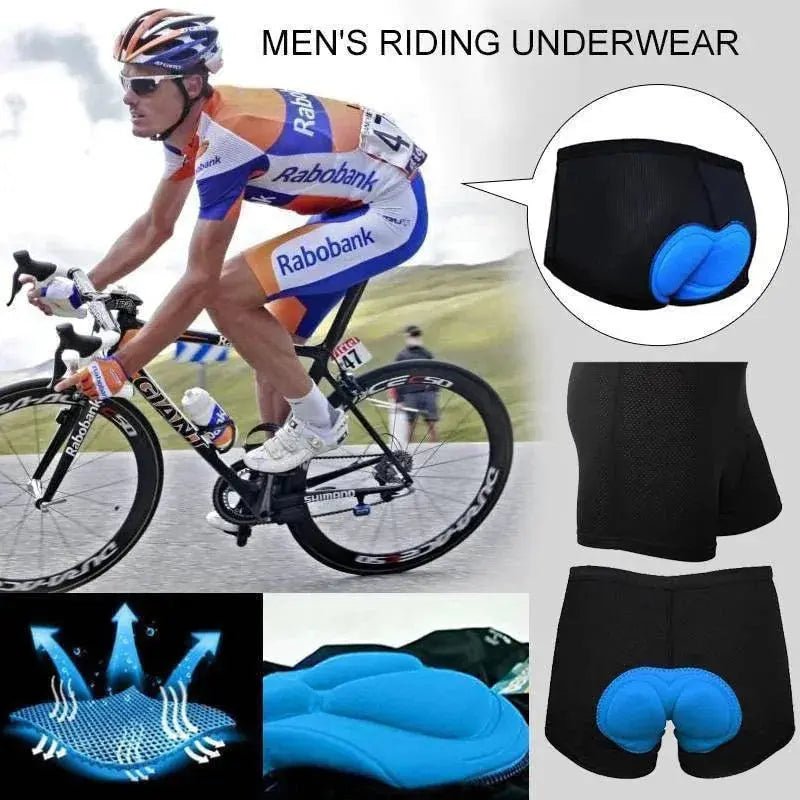 Men Women Cycling Shorts Bicycle Bike Underwear Pants with Sponge Gel 3D Padded - Lacatang Shop