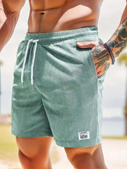 Men's Breathable Drawstring Shorts for Casual Summer Wear - Lacatang Shop