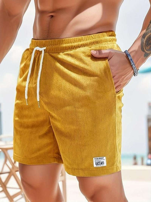Men's Breathable Drawstring Shorts for Casual Summer Wear - Lacatang Shop