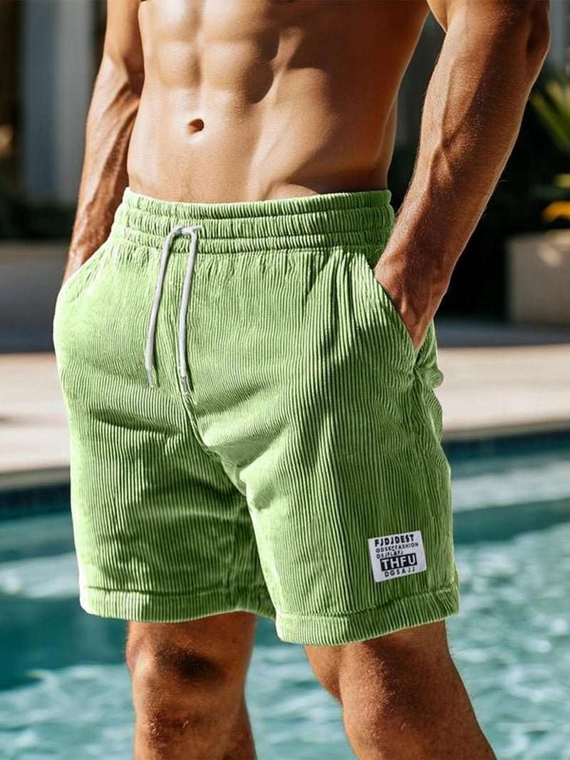 Men's Breathable Drawstring Shorts for Casual Summer Wear - Lacatang Shop