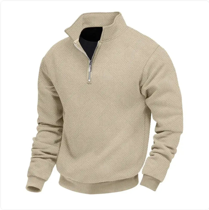 Men's Loose - Fit Zip - Up Pullover - Lacatang Shop