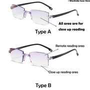 Men's Reading Glasses Smart Glasses With Automatic Adjustment Lens Dimming Glasse Women Anti - blue Light +1.0 - +4.0 Reading Mirror - Lacatang Shop