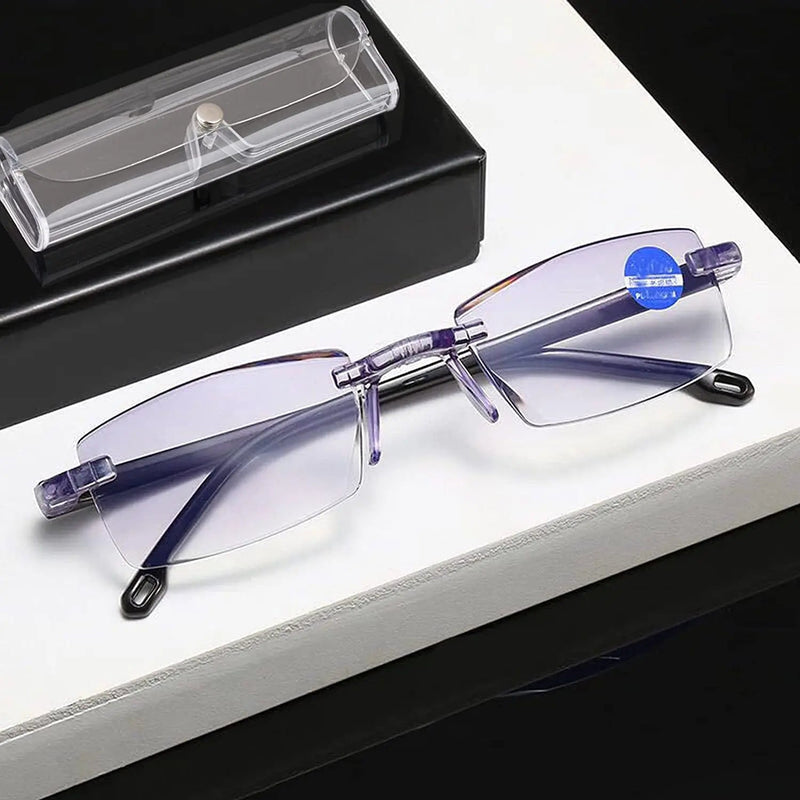 Men's Reading Glasses Smart Glasses With Automatic Adjustment Lens Dimming Glasse Women Anti - blue Light +1.0 - +4.0 Reading Mirror - Lacatang Shop