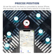 Mini Anti - Lost Tracking Device Bluetooth Works with Apple Find My APP Smart Tag Kid Pet GPS Tracker Alarm Reminder Positioner - Lacatang Shop