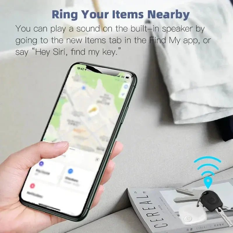 Mini Anti - Lost Tracking Device Bluetooth Works with Apple Find My APP Smart Tag Kid Pet GPS Tracker Alarm Reminder Positioner - Lacatang Shop