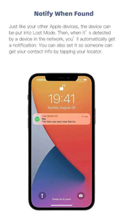 Mini Anti - Lost Tracking Device Bluetooth Works with Apple Find My APP Smart Tag Kid Pet GPS Tracker Alarm Reminder Positioner - Lacatang Shop