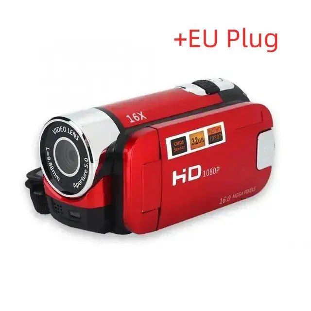 Mini Children's Digital Camera 270 Degree Rotation Screen HD 2MP Kids Birthday Christmas Gift Portable Photo Video Camcorder - Lacatang Shop