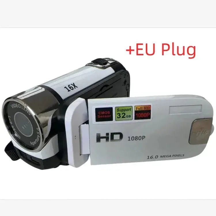 Mini Children's Digital Camera 270 Degree Rotation Screen HD 2MP Kids Birthday Christmas Gift Portable Photo Video Camcorder - Lacatang Shop