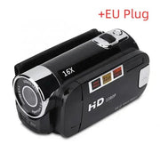 Mini Children's Digital Camera 270 Degree Rotation Screen HD 2MP Kids Birthday Christmas Gift Portable Photo Video Camcorder - Lacatang Shop