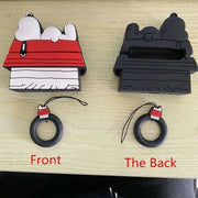 MINISO Snoopy Earphone Case for Airpods Pro 1 2 3 Cartoon Silicone Wireless Bluetooth Earbuds Protective Cover With Lanyard - Lacatang Shop