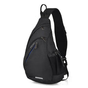 Mixi Fashion Backpack for Men One Shoulder Chest Bag Male Messenger Boys College School Bag Travel Causal Black 17 19 inch - Lacatang Shop
