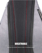 Mixi Men One Shoulder Backpack Women Sling Bag Crossbody USB Boys Cycling Sports Travel Versatile Fashion Bag Student School - Lacatang Shop