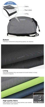 Mixi Men One Shoulder Backpack Women Sling Bag Crossbody USB Boys Cycling Sports Travel Versatile Fashion Bag Student School - Lacatang Shop