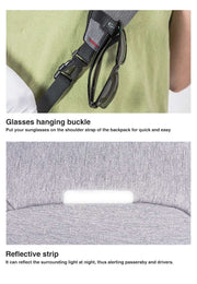 Mixi Men One Shoulder Backpack Women Sling Bag Crossbody USB Boys Cycling Sports Travel Versatile Fashion Bag Student School - Lacatang Shop