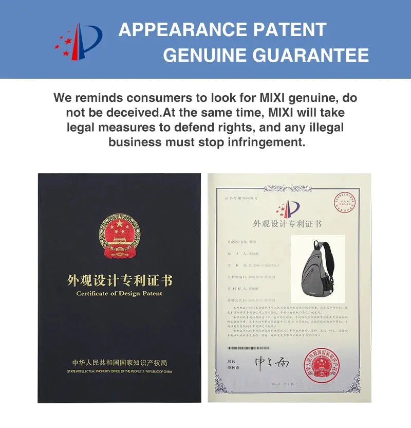 Mixi Men One Shoulder Backpack Women Sling Bag Crossbody USB Boys Cycling Sports Travel Versatile Fashion Student School - Lacatang Shop