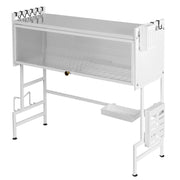 Multi - Functional Kitchen Storage Rack - Over The Sink Dish Rack with Cover - Lacatang Shop