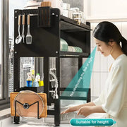 Multi - Functional Kitchen Storage Rack - Over The Sink Dish Rack with Cover - Lacatang Shop
