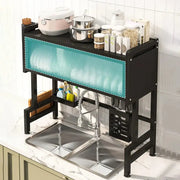 Multi - Functional Kitchen Storage Rack - Over The Sink Dish Rack with Cover - Lacatang Shop