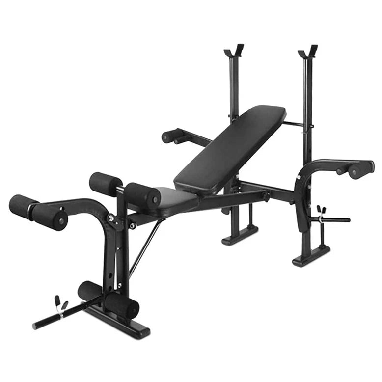 Multifunctional Adjustable Bench Press Rack for Home Gym Fitness