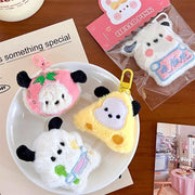 New bag charms Cute Plush Cat Doll Pendant Girl Heart Backpack Pendant Super Keychain decorative accessories valentine day gift - Lacatang Shop